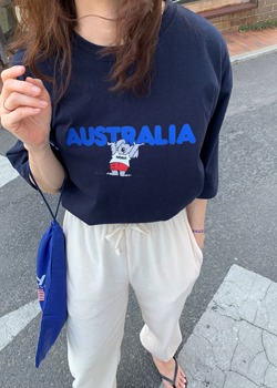 오스트레일리아 티 (2color)인기